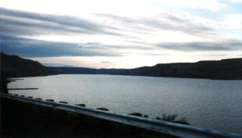 The Columbia River.