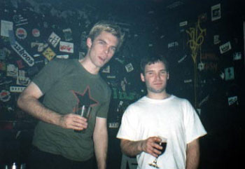 After the show, Jon was certain that the floor had gone all slanty. Cameron appeared skeptical.