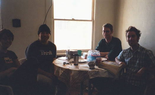 [Tucson, AZ] Wes is second from the right, and these are his friends. We slept on his floor. Thanks Wes!