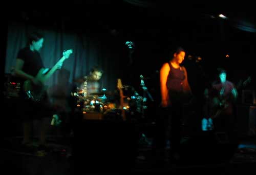 the Go Club had a nice big stage with blue lights
