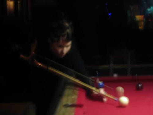 Lisa shows off latent talents on the stick