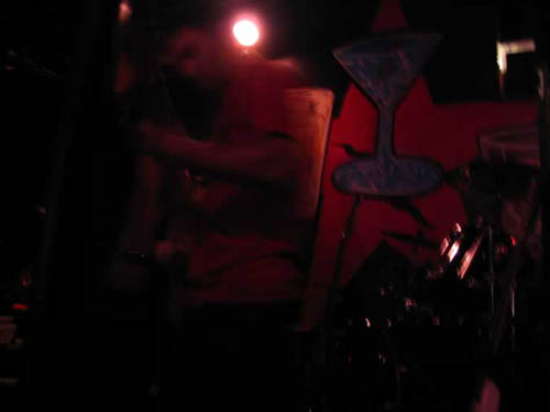 Cameron goes into the light at Mars Bar, Seattle